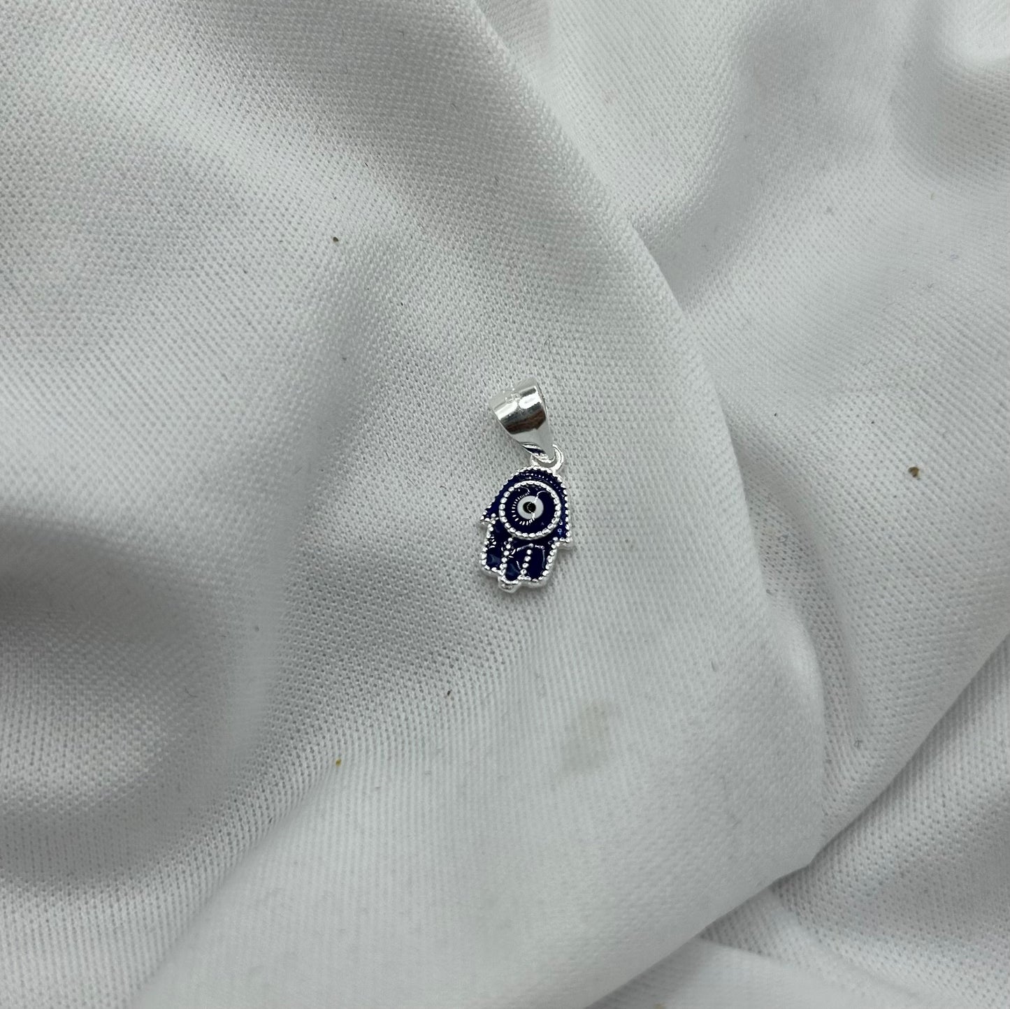 Mano de Fátima Azul (Dije) Mini