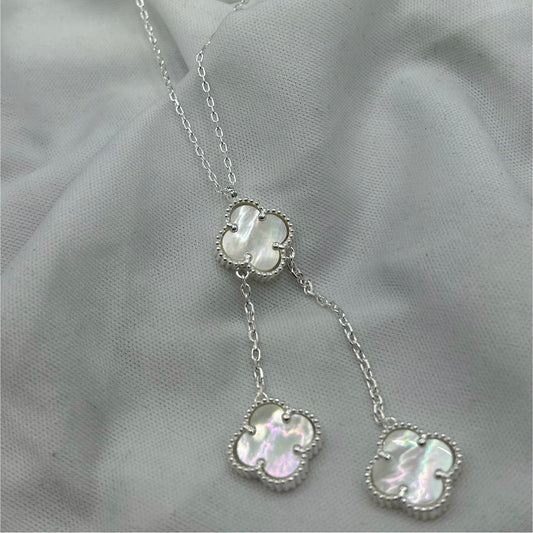 3 tréboles (Collar Tendencia Trébol) Importación