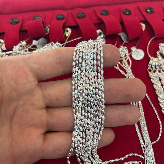 Arroz Estelar (Pulsera Importación) Plata ley 925 18cm