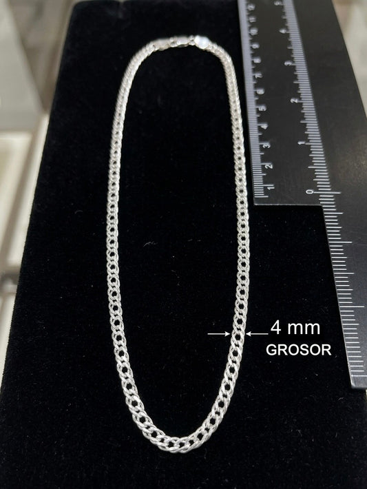 Cadena doble barbada 4mm