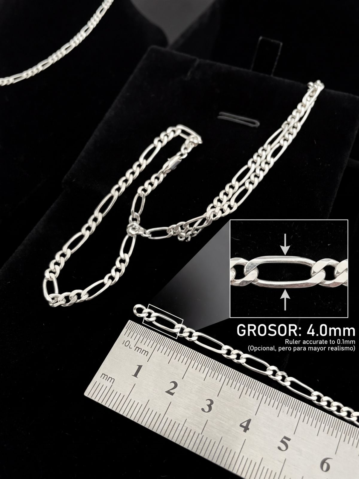 Cadena Cartier Laminada 4mm