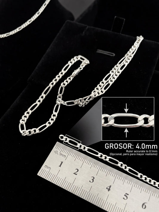 Cadena Cartier Laminada 4mm