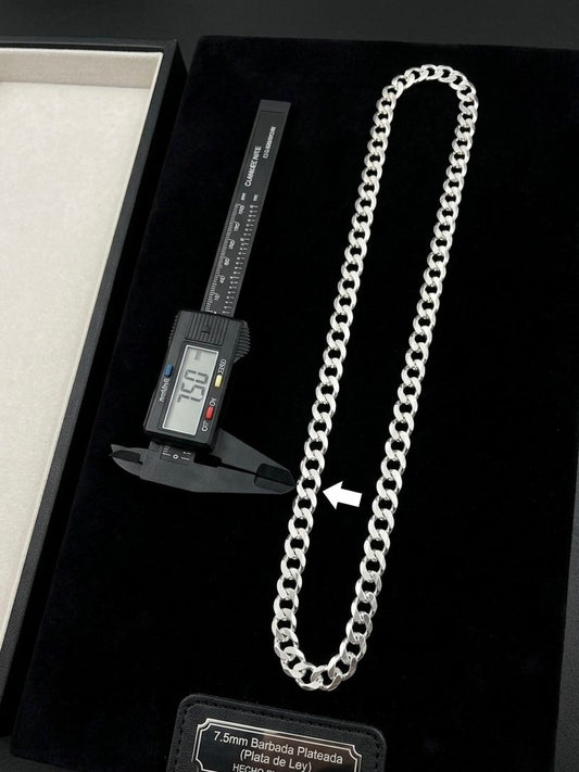 Cadena Barbada 7.5mm